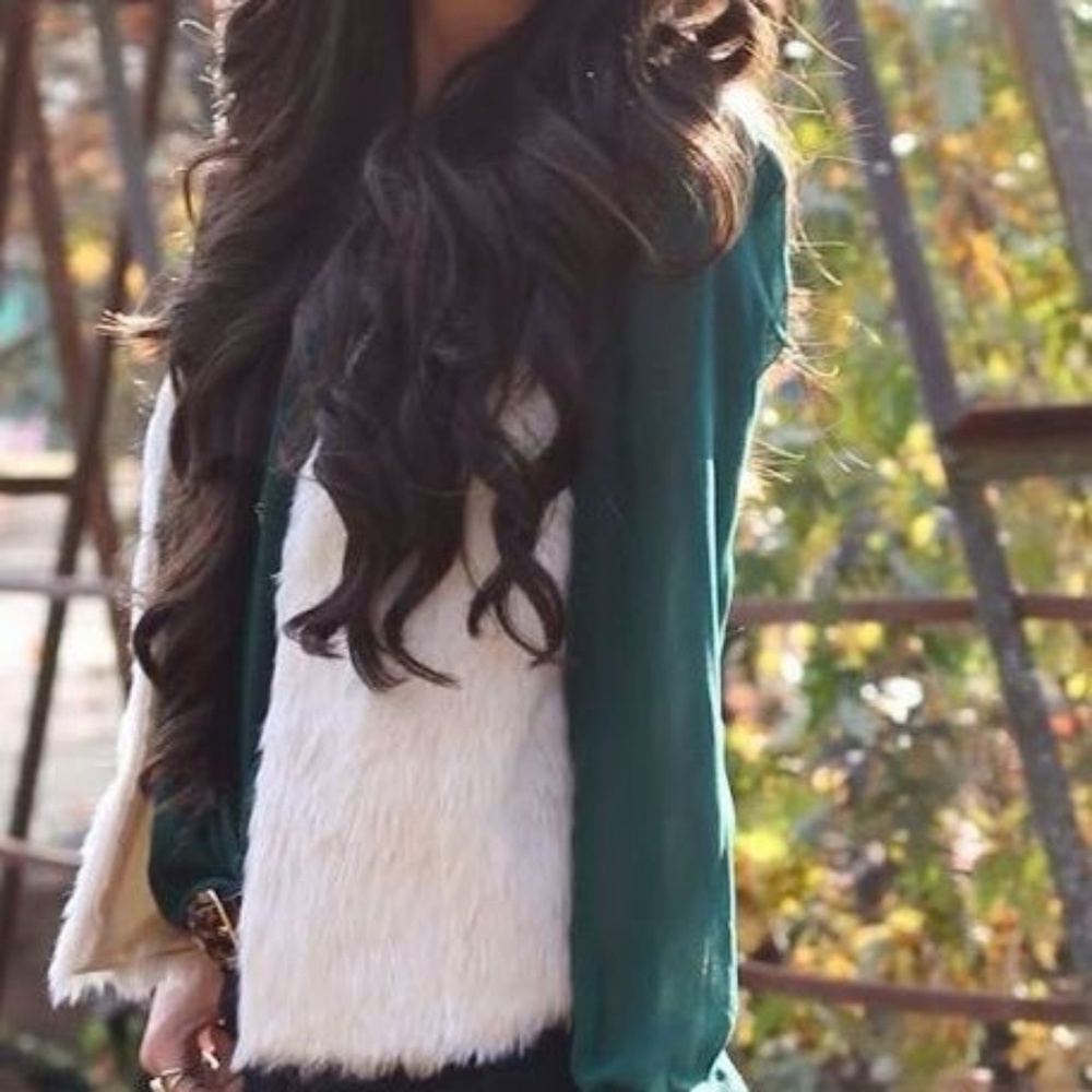 Ivory Fur Vest